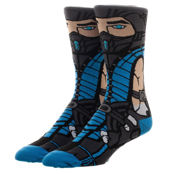 Mortal Kombat Sub Zero 360 Character Crew Socks