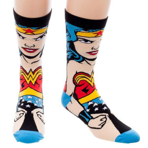 DC Comics Wonder Woman 360 Crew Socks