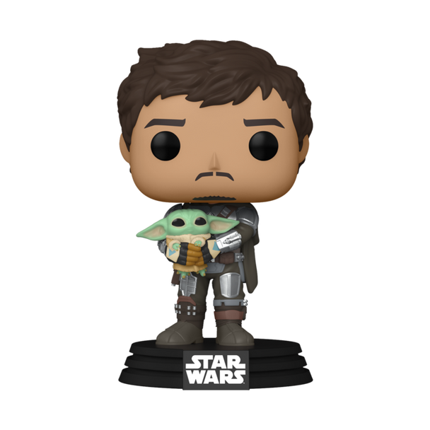 Funko Star Wars: The Mandalorian Mando Holding Child Pop! Vinyl Figure