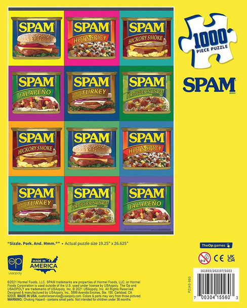 SPAM Brand “Sizzle. Pork. And. Mmm.” 1000 Piece Puzzle