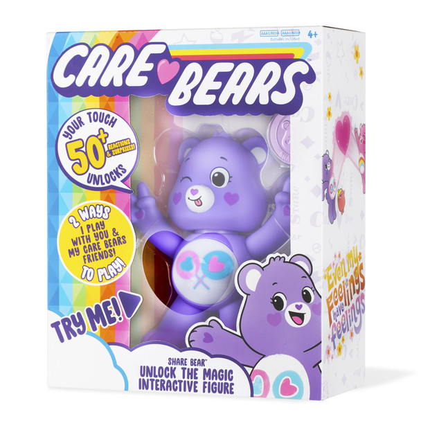 Care Bears - 5 inch Interactive Figure - Share Bear