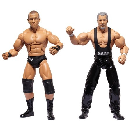 TNA Wrestling Cross the Line Series 4 Action Figure 2-Pack Eric Young & Kevin Nash