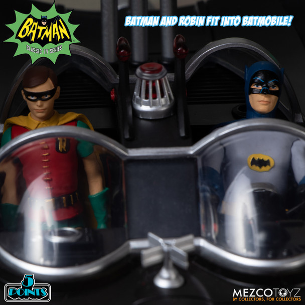 Mezco Toyz Batman (1966) 5 Points Deluxe Boxed Set