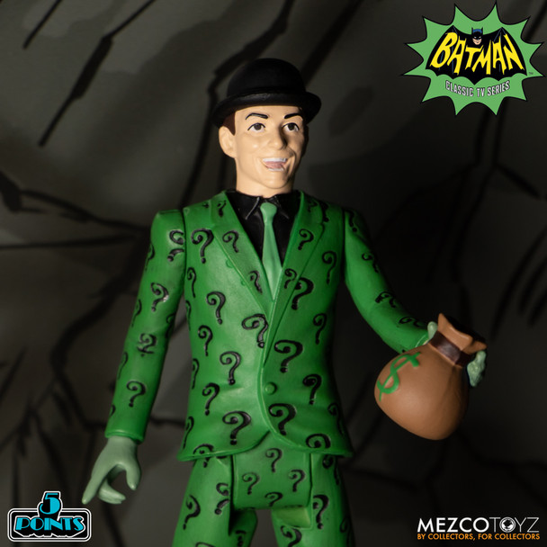 Mezco Toyz Batman (1966) 5 Points Deluxe Boxed Set