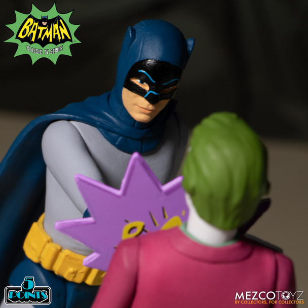 Mezco Toyz Batman (1966) 5 Points Deluxe Boxed Set