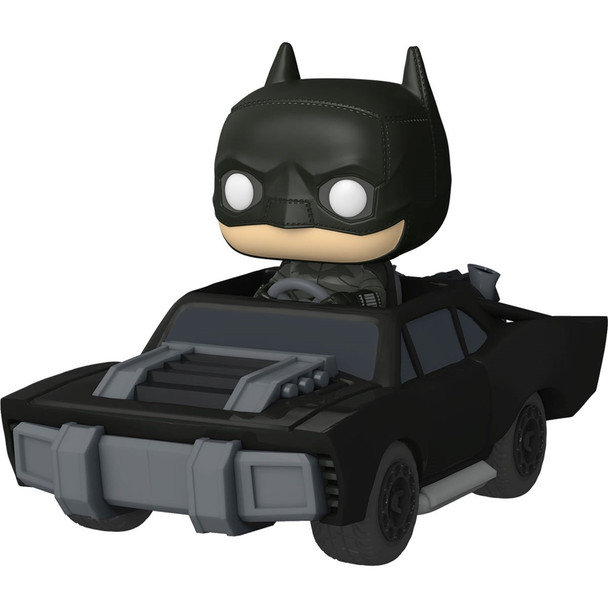 Funko The Batman in Batmobile Super Deluxe Pop! Vinyl Vehicle