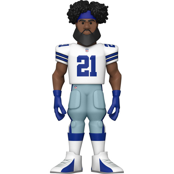 Funko NFL Cowboys Ezekiel Elliott (Home Uniform) 5-Inch Vinyl Gold Figure