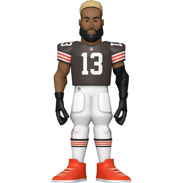 Funko NFL Browns Odell Beckham Jr. (Home Uniform) 5-Inch Vinyl Gold Figure