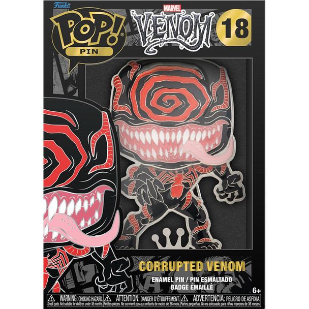 Funko Corrupted Venom Large Enamel Pop! Pin