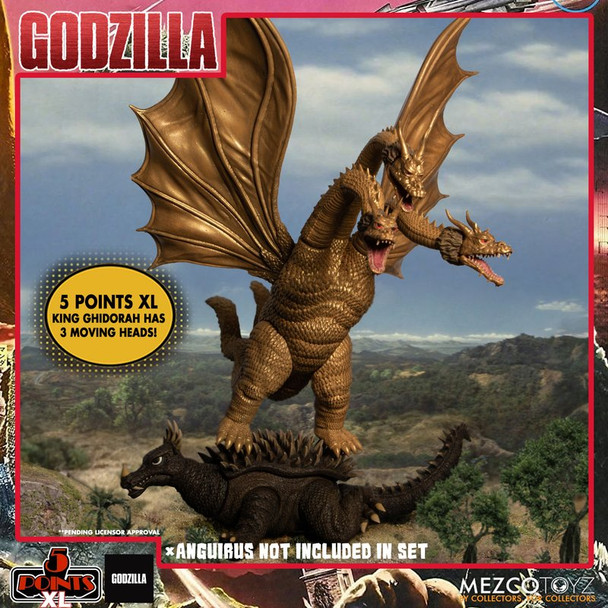 Mezco Toyz Godzilla: Destroy All Monsters (1968) 5 Points XL Round 2 Boxed Set