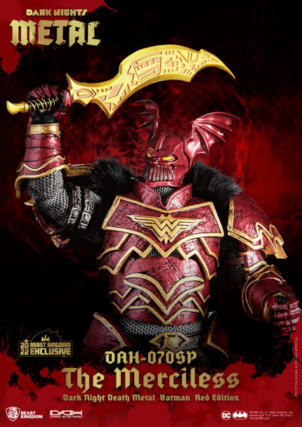 Dark Nights Metal Batman Merciless Red Version DAH-070SP Action Figure - San Diego Comic-Con 2022 Previews Exclusive