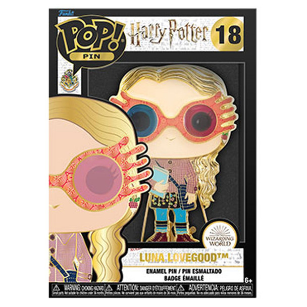 Funko Harry Potter Wizarding World Luna Lovegood Large Enamel Pop! Pin