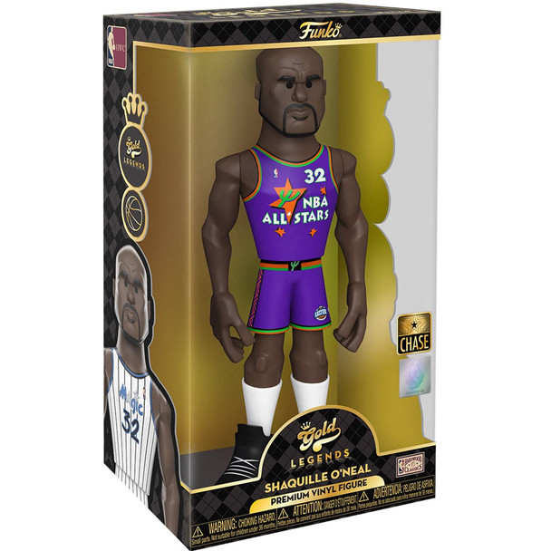 Funko NBA Legends Magic Shaquille O'Neal 12-Inch CHASE Vinyl Gold Figure