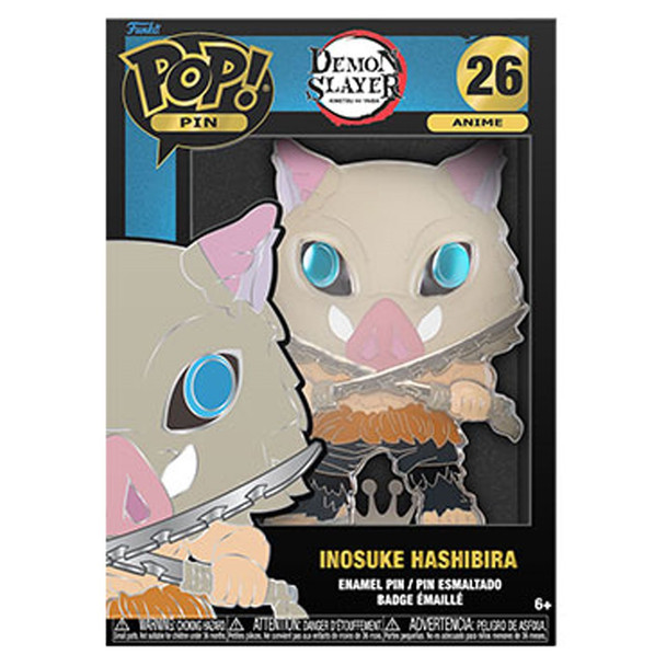 Funko Demon Slayer Inosuke Hashibira Large Enamel Pop! Pin