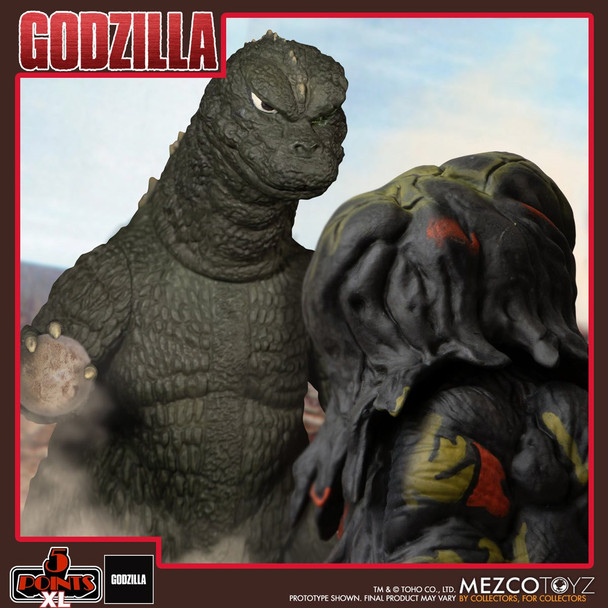Mezco Toyz Godzilla 5 Points Hedorah vs. Godzilla Boxed Set