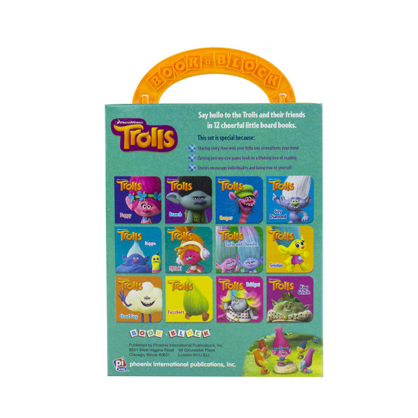 Dreamworks Trolls - My First Library Board Book Block 12-Book Set