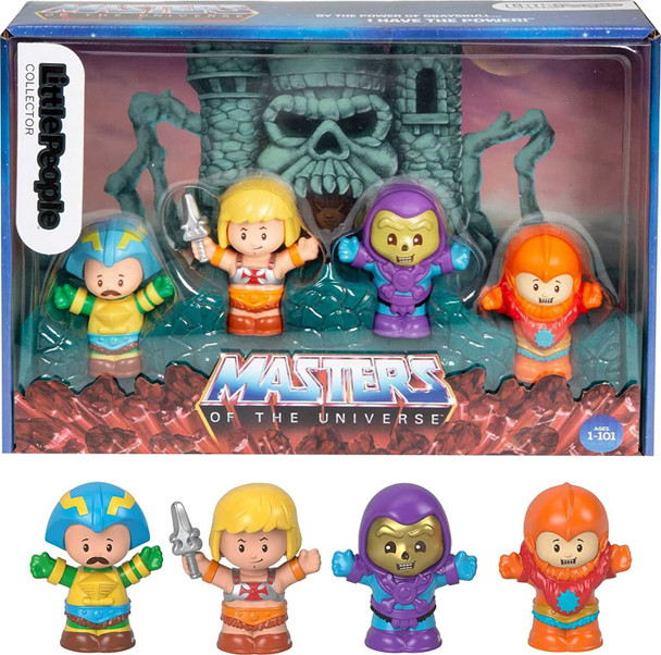Fisher Price Little People Collector Masters Of The Universe Four Figure Set