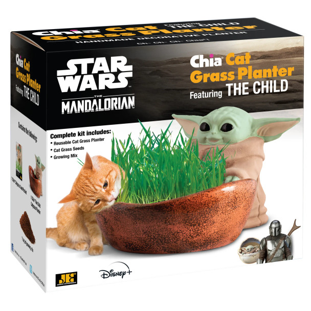 NECA Star Wars: The Mandalorian The Child Chia Cat Grass Planter