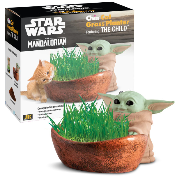 NECA Star Wars: The Mandalorian The Child Chia Cat Grass Planter