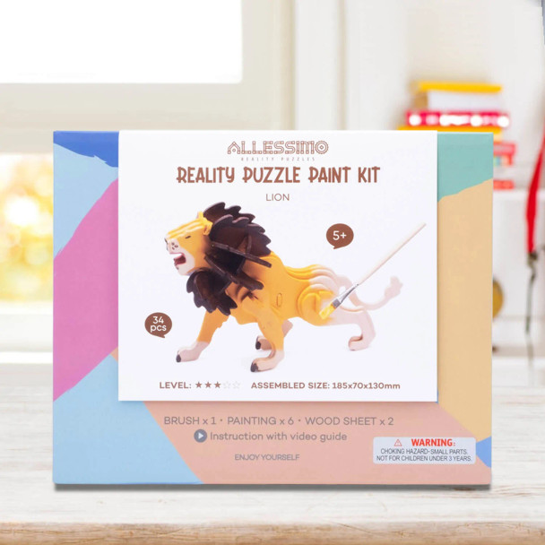 Allessimo Create + Paint Kit - Lion