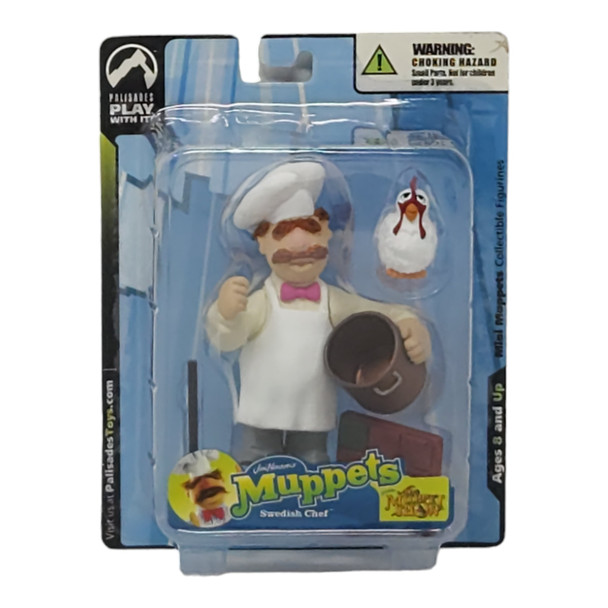 Palisades Mini Muppets Chef Collectible Figurine - Iconic Muppet Culinary Expert