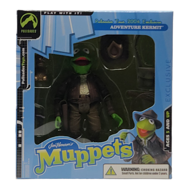 Palisades Muppets Adventure Kermit Palisades Tour 2004 Exclusive Collectible