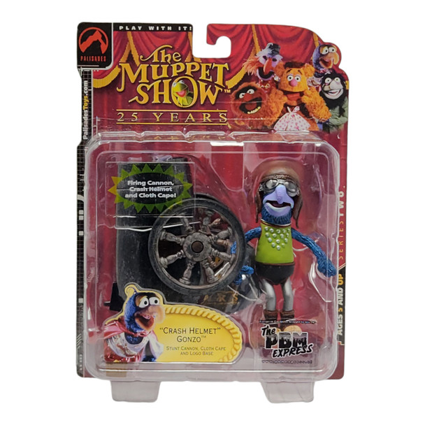 Palisades Muppets Series 2 Crash Helmet Gonzo Action Figure - The PBM Express Exclusive Collectible