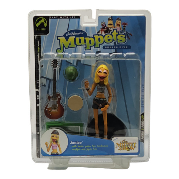 Palisades Muppets Series 5 Janice Action Figure - Collectible Hippie Rocker