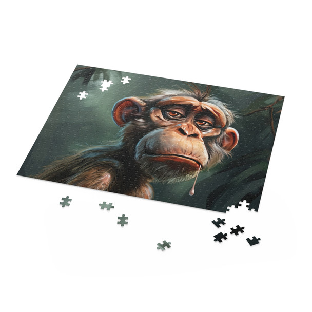 WildExpressions: Melancholy Ape Jigsaw Puzzle