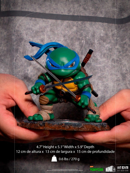 Iron Studios Teenage Mutant Ninja Turtles Leonardo MiniCo Vinyl Figure