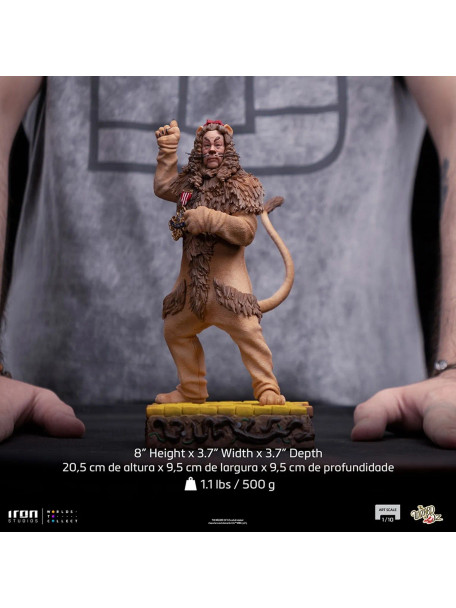 Iron Studios Wizard of Oz Cowardly Lion Art Scale 1/10 Statue