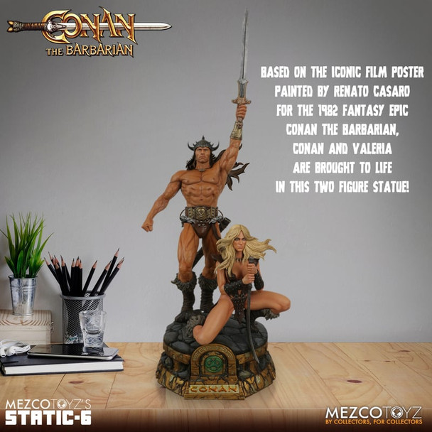 [PRE-ORDER] Mezco Toyz Conan the Barbarian (1982) Static-6: 1:6 Scale Figure