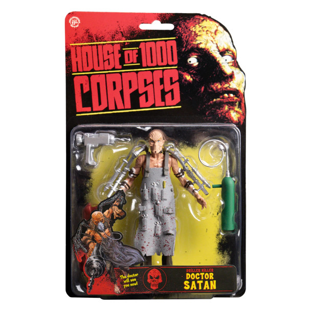Trick Or Treat Studios House of 1000 Corpses - Driller Killer Doctor Satan - 5-Inch Action Figure