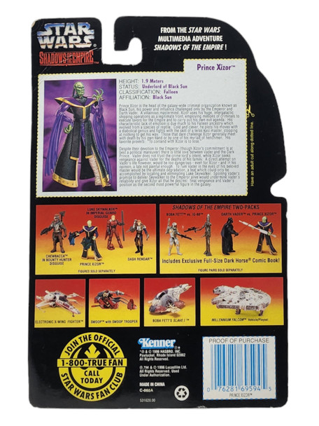 Kenner Star Wars Shadows Of The Empire Prince Xizor Action Figure