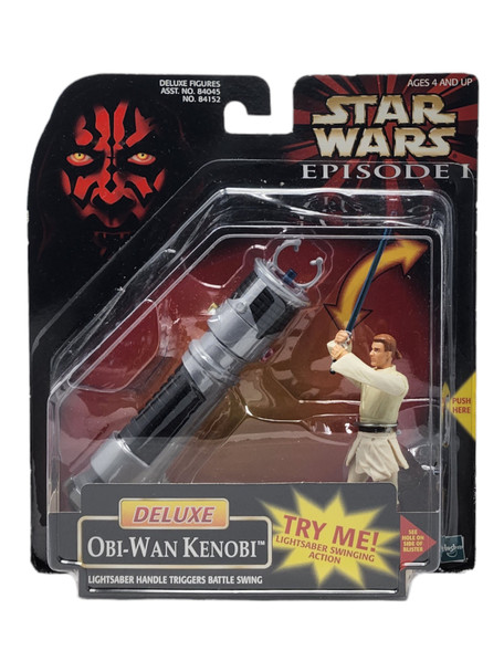 Hasbro Star Wars Episode 1 Deluxe Obi-Wan Kenobi Action Figure