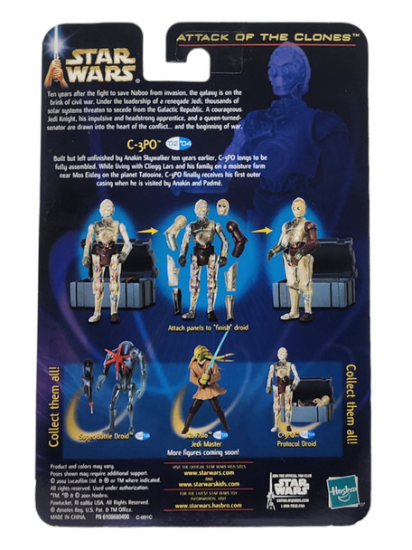 Hasbro Star Wars Attack Of The Clones C-3PO Action Figure