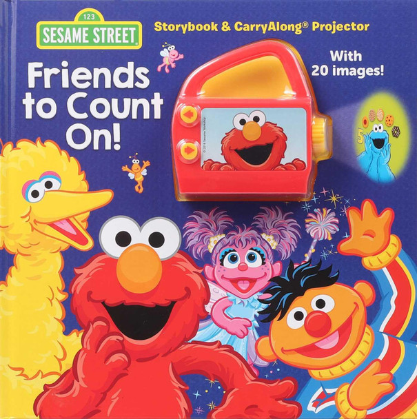 Sesame Street Friends to Count On! Storybook & CarryAlong Projector (Hardcover)