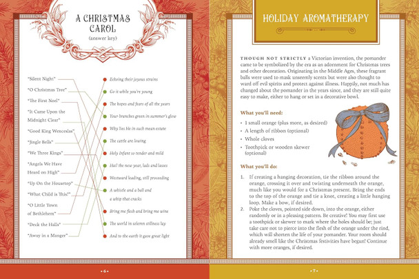A Vintage Victorian Christmas Sticker, Color & Activity Book