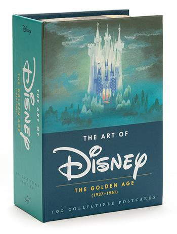 Disney The Art of Disney: The Golden Age (1937–1961) – 100 Collectible Postcards