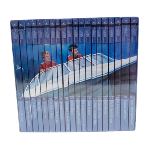 Hardy Boys Adventures: 20 Mystery-Filled Books Boxed Set (with Bonus Bookmark)