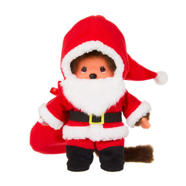 Monchhichi Boy Santa Claus Plush Doll