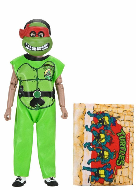 NECA Ben Cooper Costume Kids Collection Teenage Mutant Ninja Turtles Raphael Clothed Action Figure