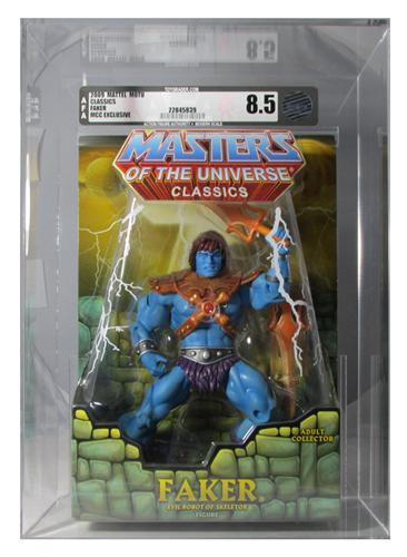 Masters Of The Universe Classics Faker Figure AFA Graded 8.5