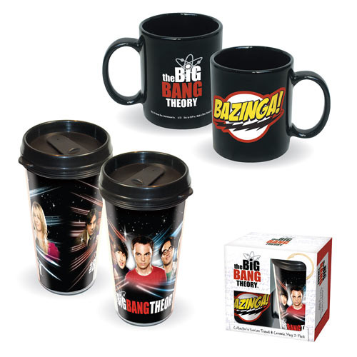 Big Bang Theory Ceramic Mug and Travel Mug Set 2-Pack