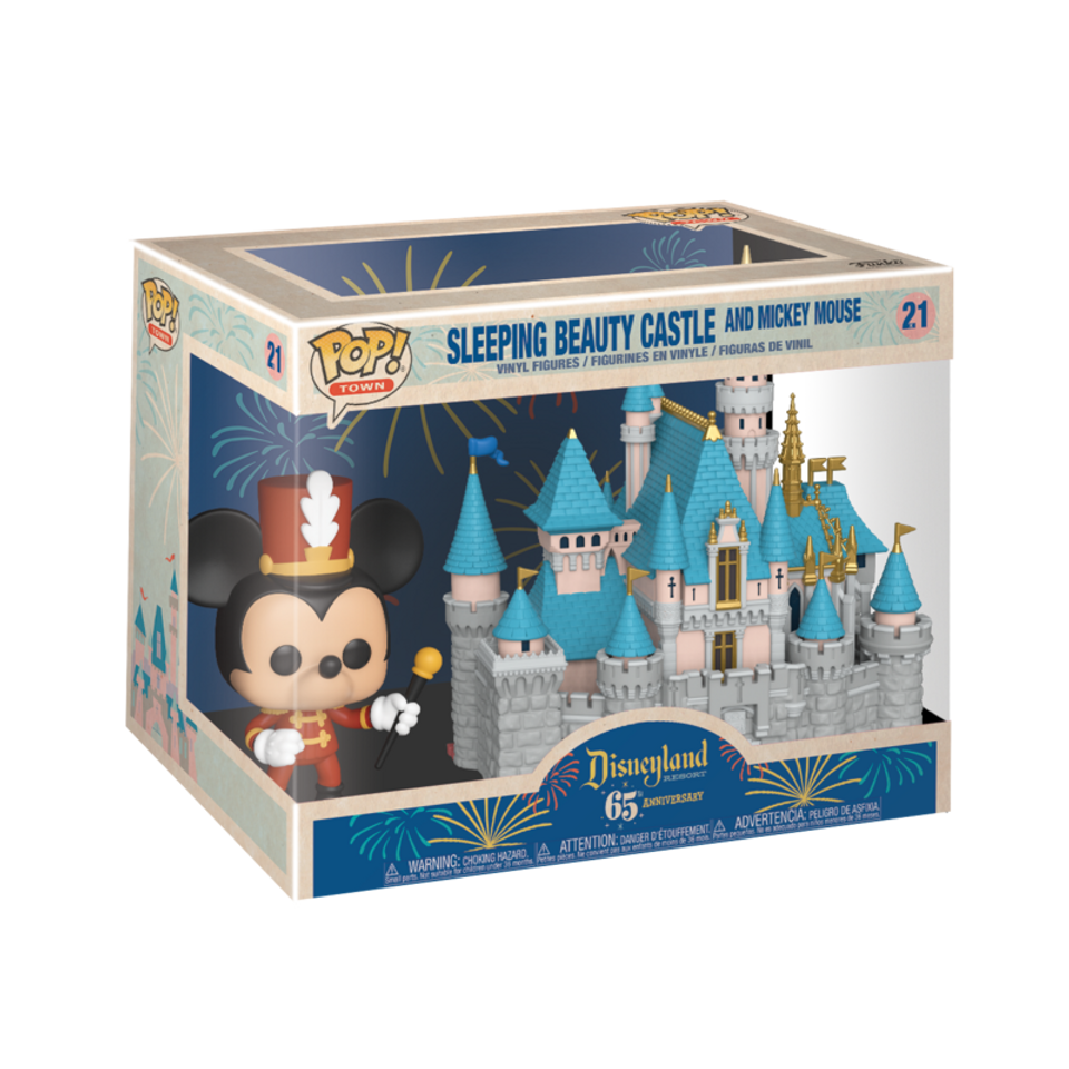 Funko POP! Town Disney 65th Sleeping Beauty Castle with Mickey Mouse ...