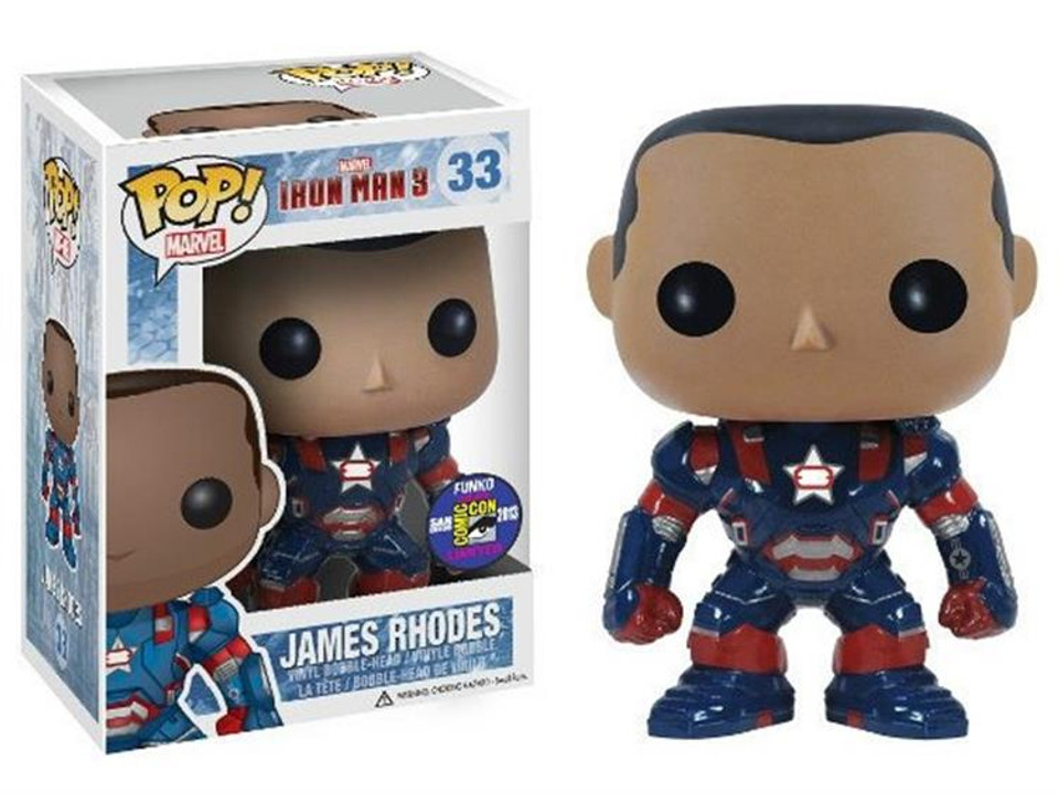 POP! Marvel: Iron Patriot Maskless SDCC 2013 Exclusive