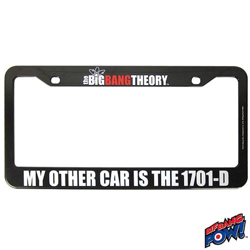 The Big Bang Theory 1701-D License Plate Frame The Big Bang Theory 1701-D License Plate Frame