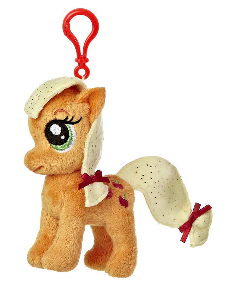 My Little Pony Applejack 4.5-Inch Clip-On Plush My Little Pony Applejack 4.5-Inch Clip-On Plush