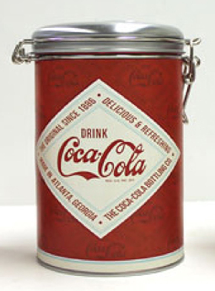 Coca-Cola Drink Coca-Cola Round Locktop Tin