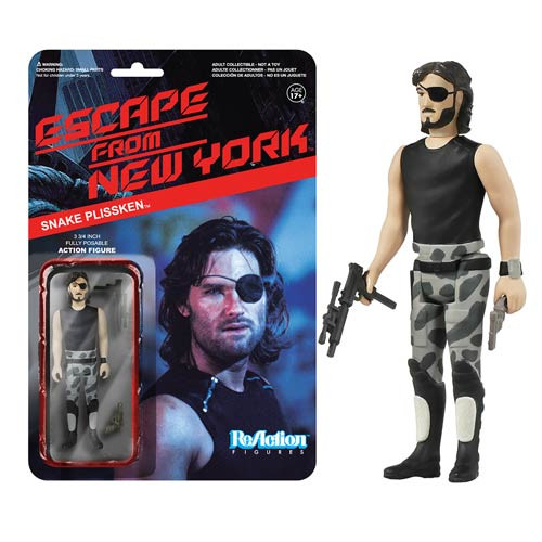 Escape from New York Snake Plissken ReAction 3 3/4-Inch Retro Figure